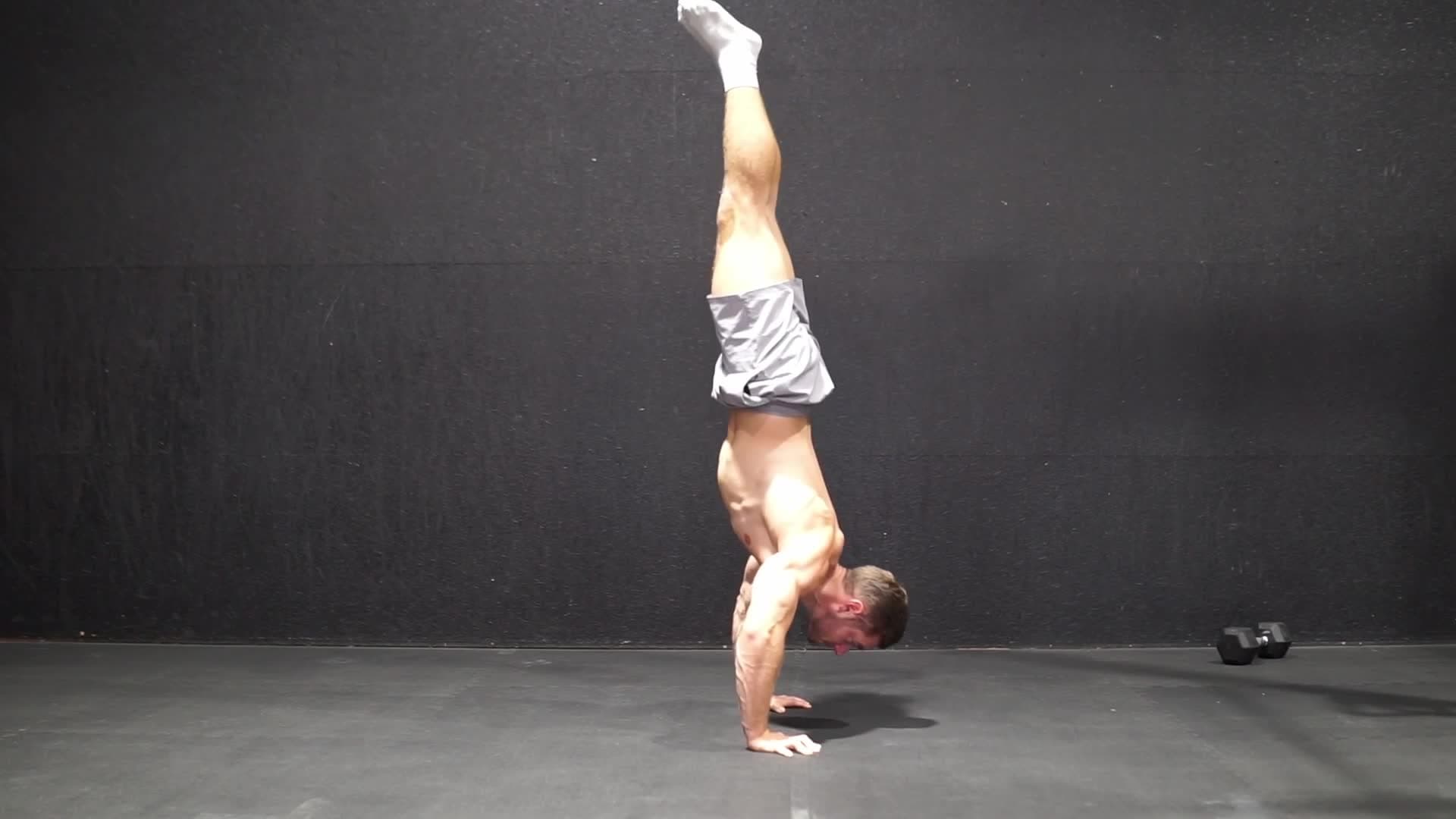 Teilwiederholungen Handstand Push-Up Progressionen